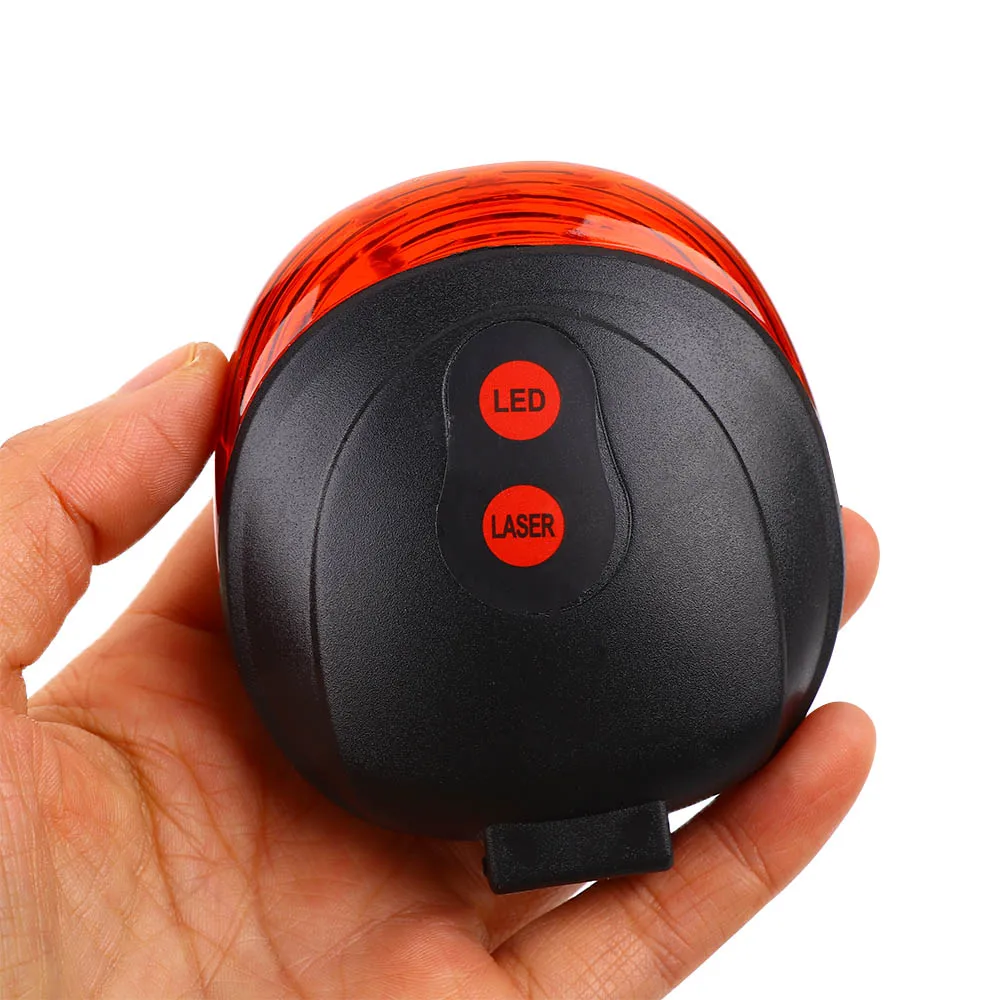 5 светодиодный 2 Лазерный велосипедный светильник с режимом безопасности задний