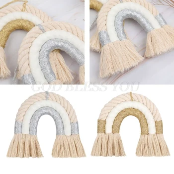 

Macrame Wall Hanging Decorative for Boho Home Decor, Party Supplies, Baby Shower, Nursey Dorm Room Drop Shipping