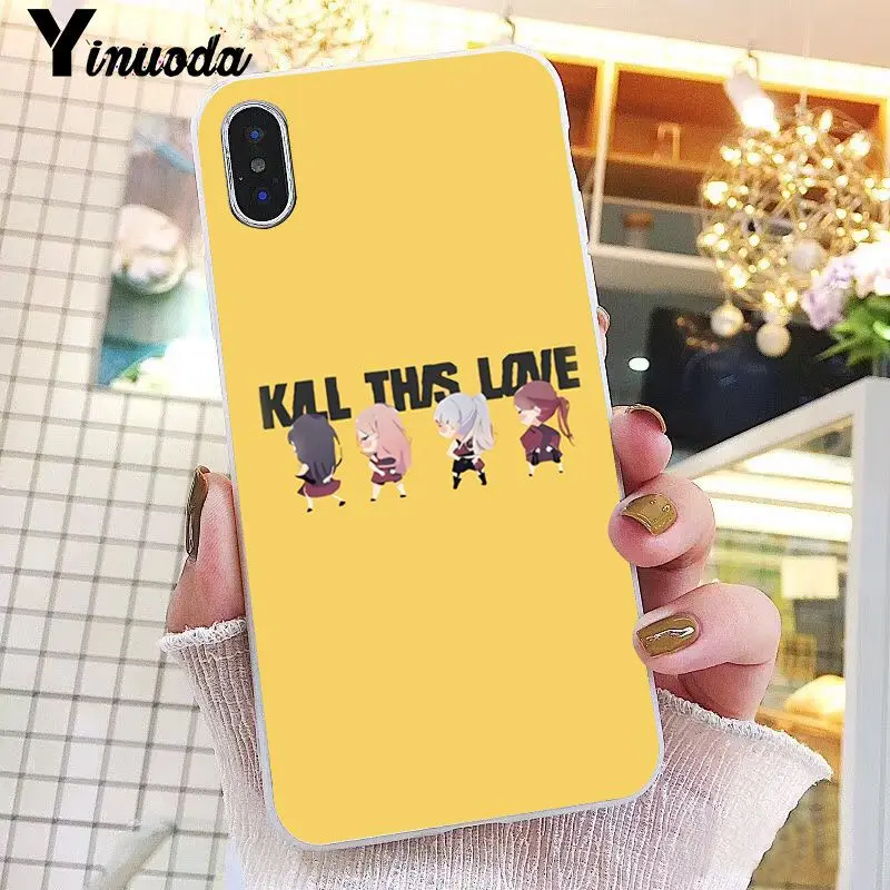 Yinuoda Blackpink kill this love KPOP Coque Shell чехол для телефона iPhone 8 7 6S Plus X XS MAX 5 5S SE XR 10 чехол 11 pro max