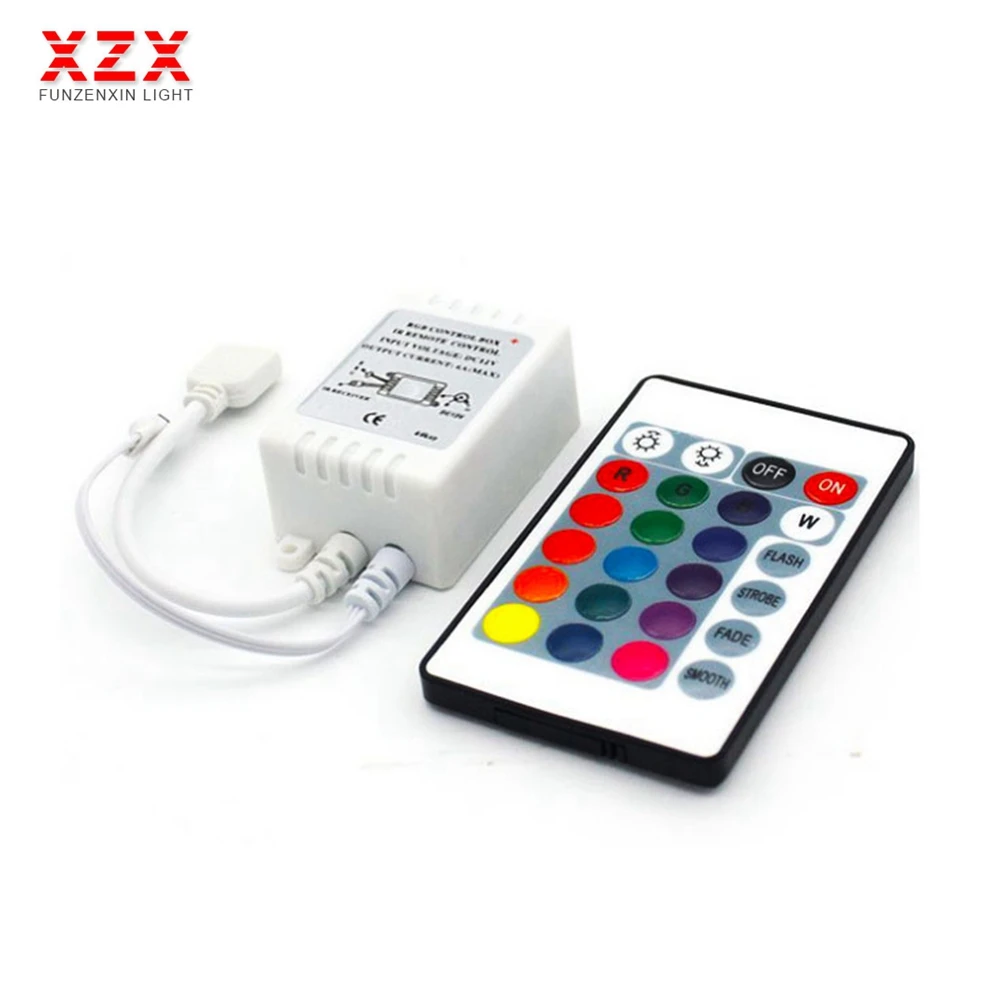DC5-12V мини RGB контроллер с 24 клавишами Радиочастотный пульт дистанционного