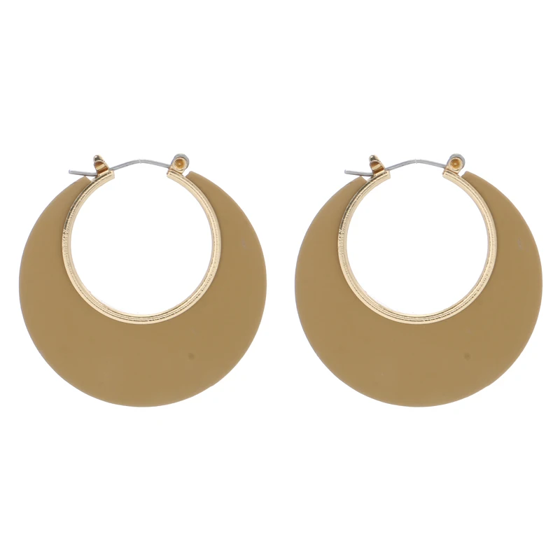 

Badu Bohemia Hoop Acrylic Earrings for Women Moon Boho Vintage Stud Earrings Fashion 2019 Jewelry Wholesale Drop shipping