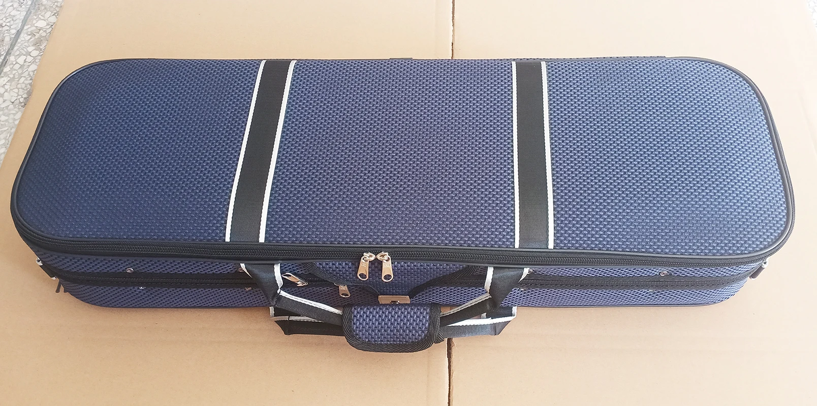 Fastshipping 4/4 3/4 Violin case Super soft velvet inside Square Box Square Box Violin Square Case