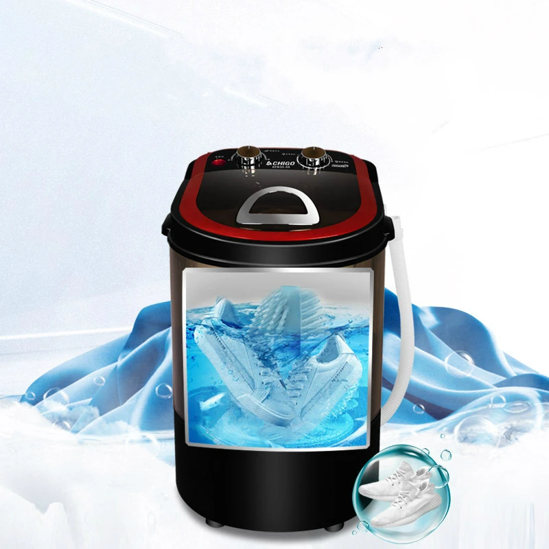 

UV Blue Light Sterilizer Mini Washing Machine for Shoes Semiautomatic Shoes Washer Machine Shoe Brusher Portable Washing Machine