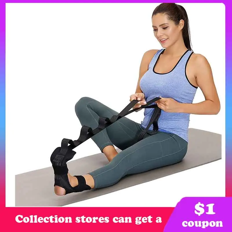 Yoga Ligament Stretching Belt Safely Stretching Training Strap Stroke Fitness Rehabilitation