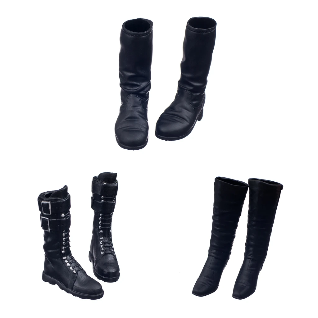 1/6 Scale Female Rude Body Long Boots/High Heel For Kumik HT TTL 12'' Doll Model doll shoes,doll accessories