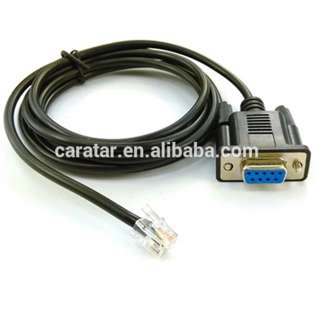 Db9 rs232 to rj11 rj12 rj45 rj25 rj9 DB9 serial debugging line firmware upgrade line DB9 to RJ45 Console Cable