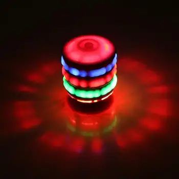 

1pc Glowing Gyro Toy LED Light Spinning Colorful Music Electric Gyro Children Classic Interesting Toys