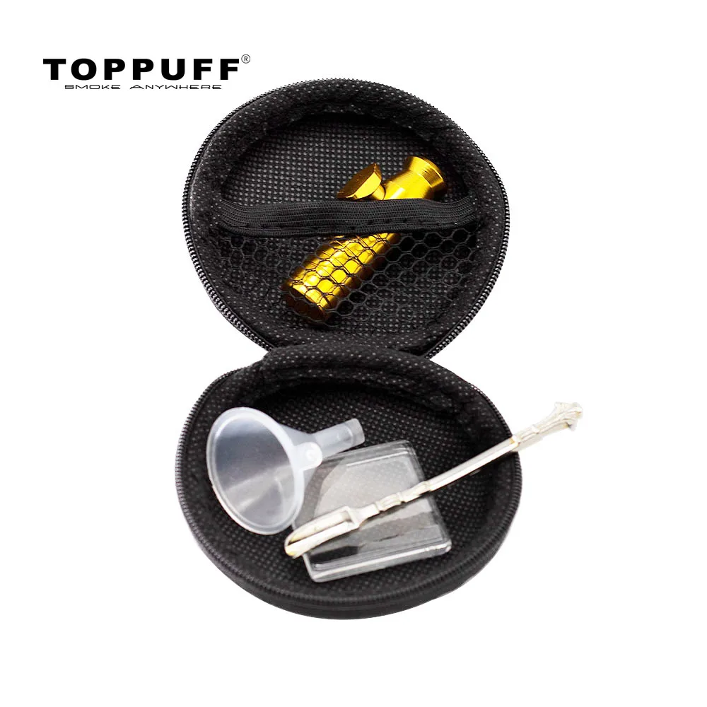 

Snuff Set Black Bag + Glass Snuff Sniffer Snorter Dispenser + Glass Mat Pad + Plastic Funnel + Metal Snuff Spoon