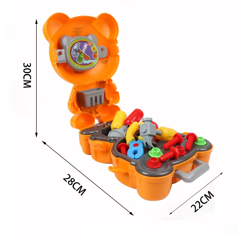 Children Pretend Play Doctor Toy Set simulation tools Backpack Medical Kit Kids Role Play children's toys for child