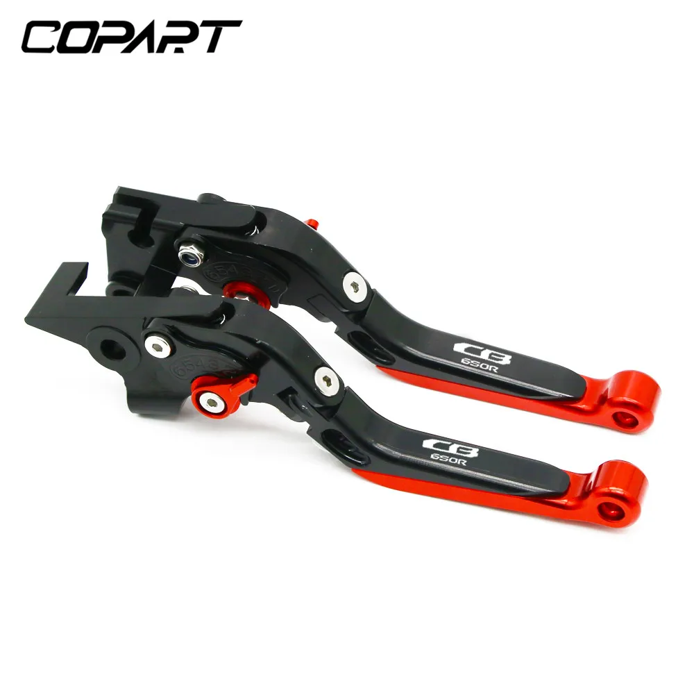 Motorcycle Clutch Lever For Honda CB650R CB 650R CB650 R-Motorcycle CNC Adjustable Folding Extendable Brake Clutch Levers Handlebrake