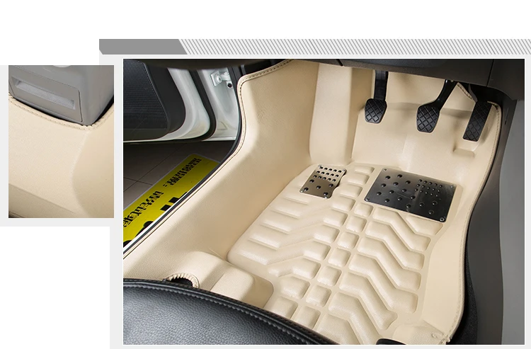 Волокна кожаные автомобильные коврики для skoda octavia 2005- 2013 2012 2011 2010 2009 2008 2007