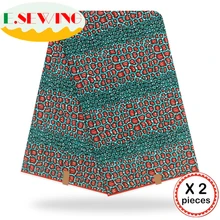 Анкара африканская восковая печатная ткань 12 ярдов Хлопок Воск Гана воск нигерийский стиль для шитья африканские платья одежда 111822