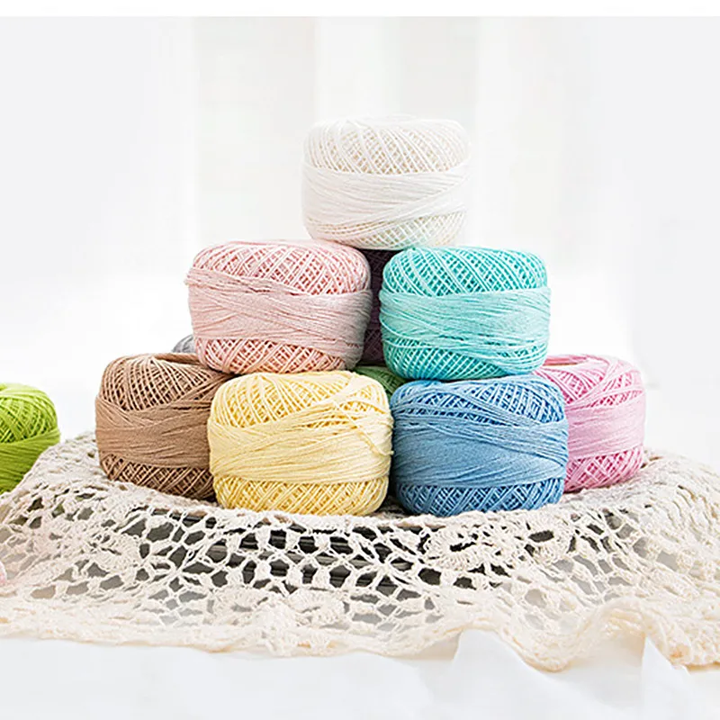 5 # кружевная пряжа для телефона Тонкая нить кружевные принадлежности 50 г мягкая 3