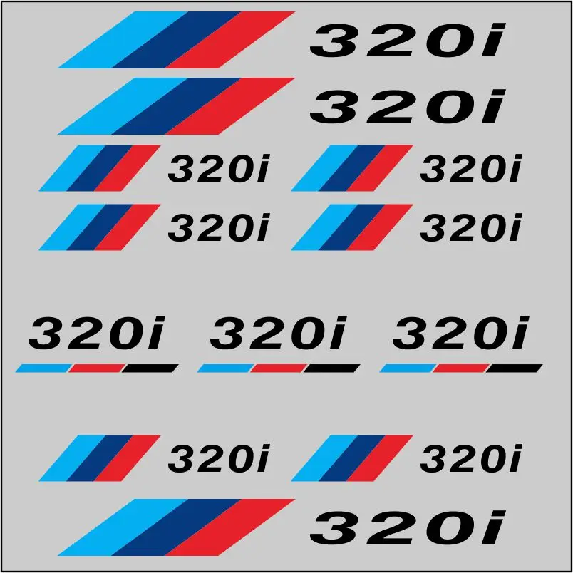 1 набор персонализированных декоративных элементов автомобиля цветовая картина