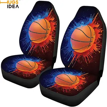 

HUGSIDEA Basketball/soccer Print Vehicle Seat Protector Case Automotive Dust/pet/water proof Sheet Auto Decor Seat Protect Cover