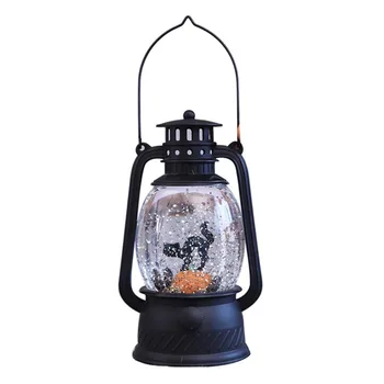 

1PC Halloween Nightlight Decorations Decorative Interesting Creative Oil Lamp Decor Crystal Camping Lamp Decor Nightlight Decor