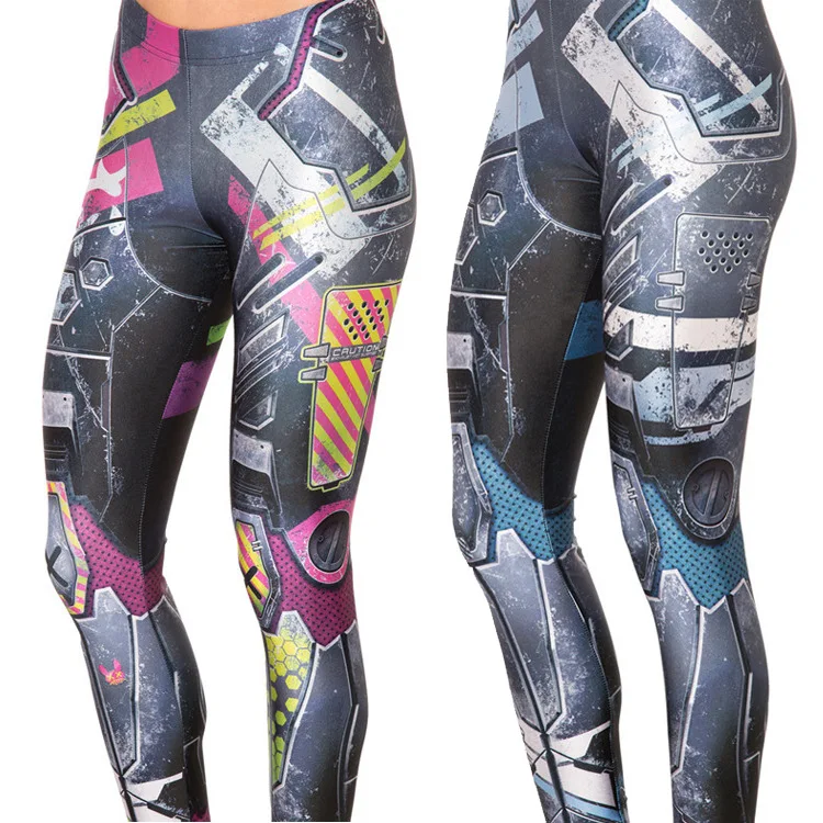 

Cartoon Animation-Digital Colour Printing Leggings Storm Iron Soldiers-Stretch Pants