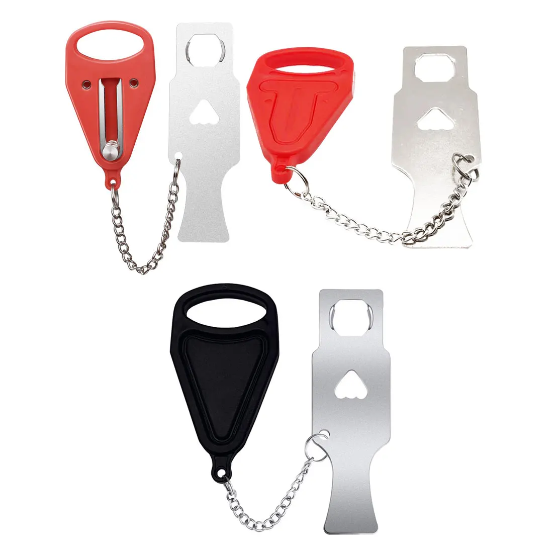 

Travel Accommodation Door Stopper Door Lock Portable Hotel Door Lock Locks Self-Defense Door Stop Travel Supplies