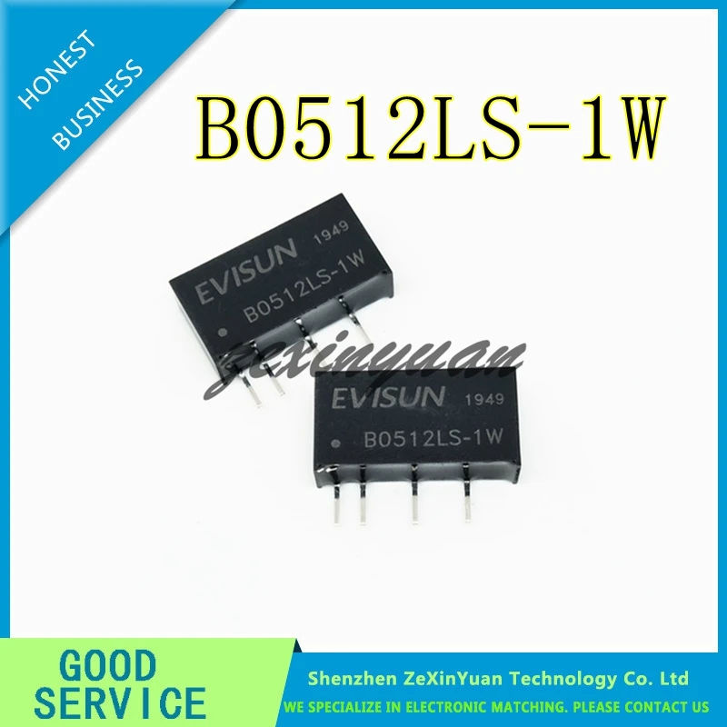 Изолированный модуль питания 5 шт./лот B0512LS-1W B0512LS от в до 9 SIP-4 DC-DC | Электроника