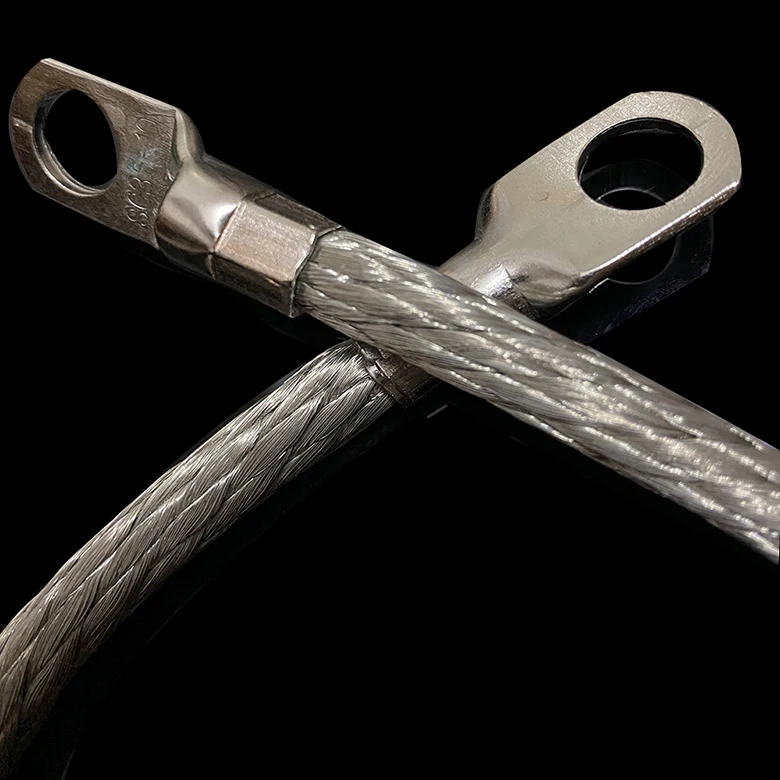 Carro aterramento tubo de escape fio, chumbo