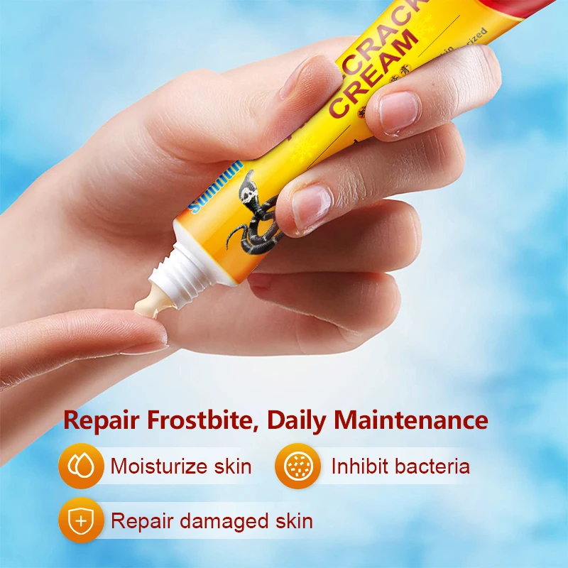 Sumifun 2Pcs Frostbite Ointment Herbal Repair Cream Anti-Drying Chapped Nourish Moisturize Skin Care Chinese Hand Foot Crack Oil
