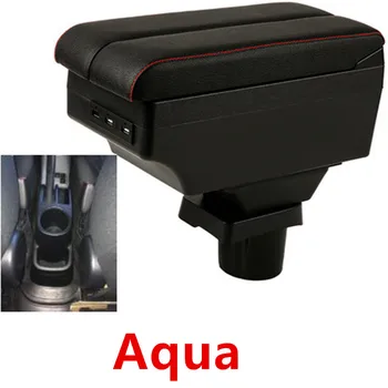 

For Aqua armrest box double layer with usb interface