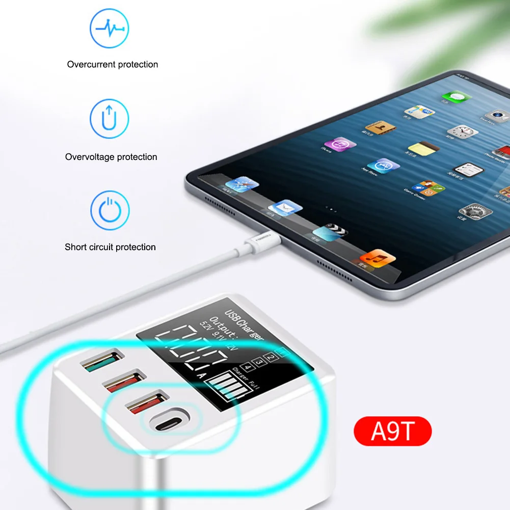 Портативный мини usb type C зарядное устройство 30 Вт Быстрая зарядка QC4.0 QC3.0 зарядное устройство для телефона USB зарядное устройство для iPhone X samsung адаптер