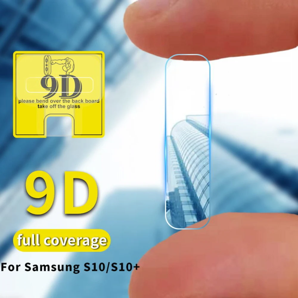 Стекло для объектива камеры 9D samsung Galaxy S10 Plus защитное закаленное стекло |
