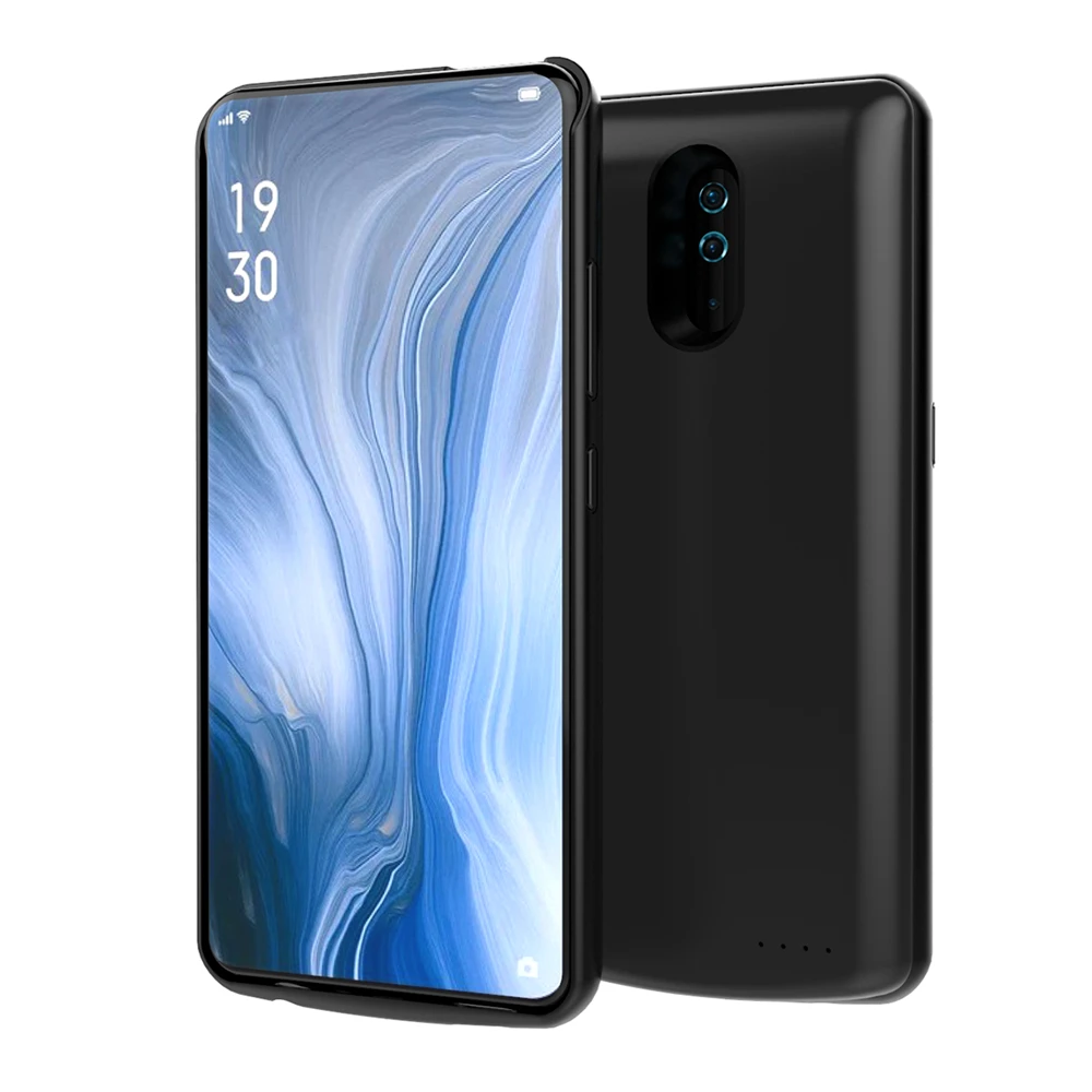 6500 мАч Чехлы для аккумуляторов OPPO Reno power Bank зарядный чехол Расширенный контейнер для аккумуляторных батарей зарядное устройство крышка