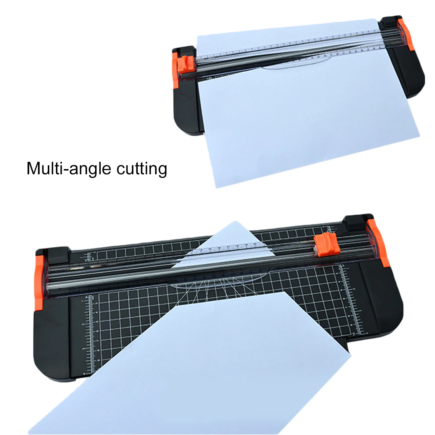 A4 Бумага Триммер гильотина для резки бумаги с защитой безопасности гильотина боковая линейка для стандартной резки бумаги этикетки с фото