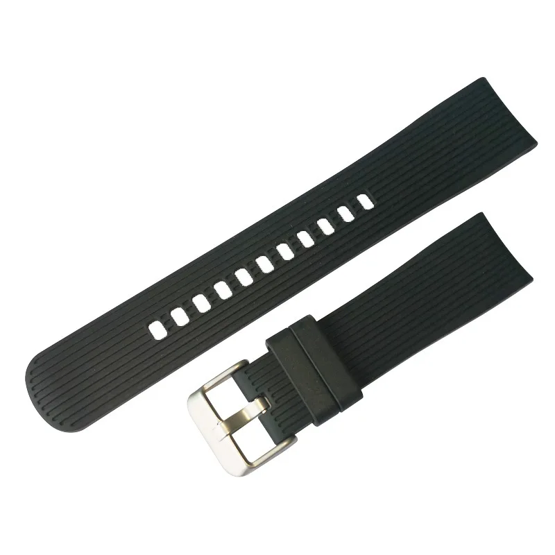 Black Для samsung Galaxy 42 мм Active gear S2 classic Sport 20 мм силиконовый браслет для часов Ремешок для Huami Amazfit Bip GTR 42 ремешок - Цвет ремешка: Black