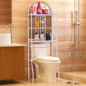 

Bathroom Towel Storage Rack with 3 Shelves HW54182