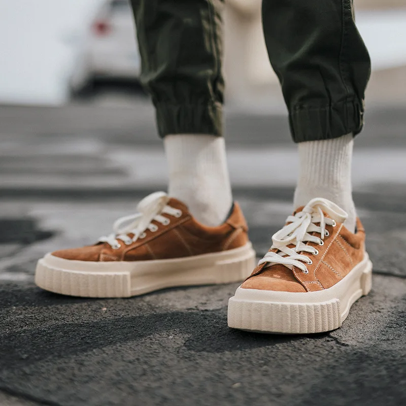

Japanese-style Wind Origional Autumn And Winter Shoes MEN'S SHOES-Three-Color