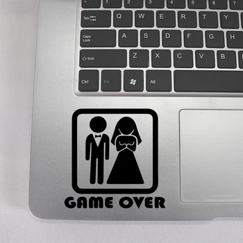 

Interesting Game Over Laptop Stickers Removable Stickers for laptop skin decoration