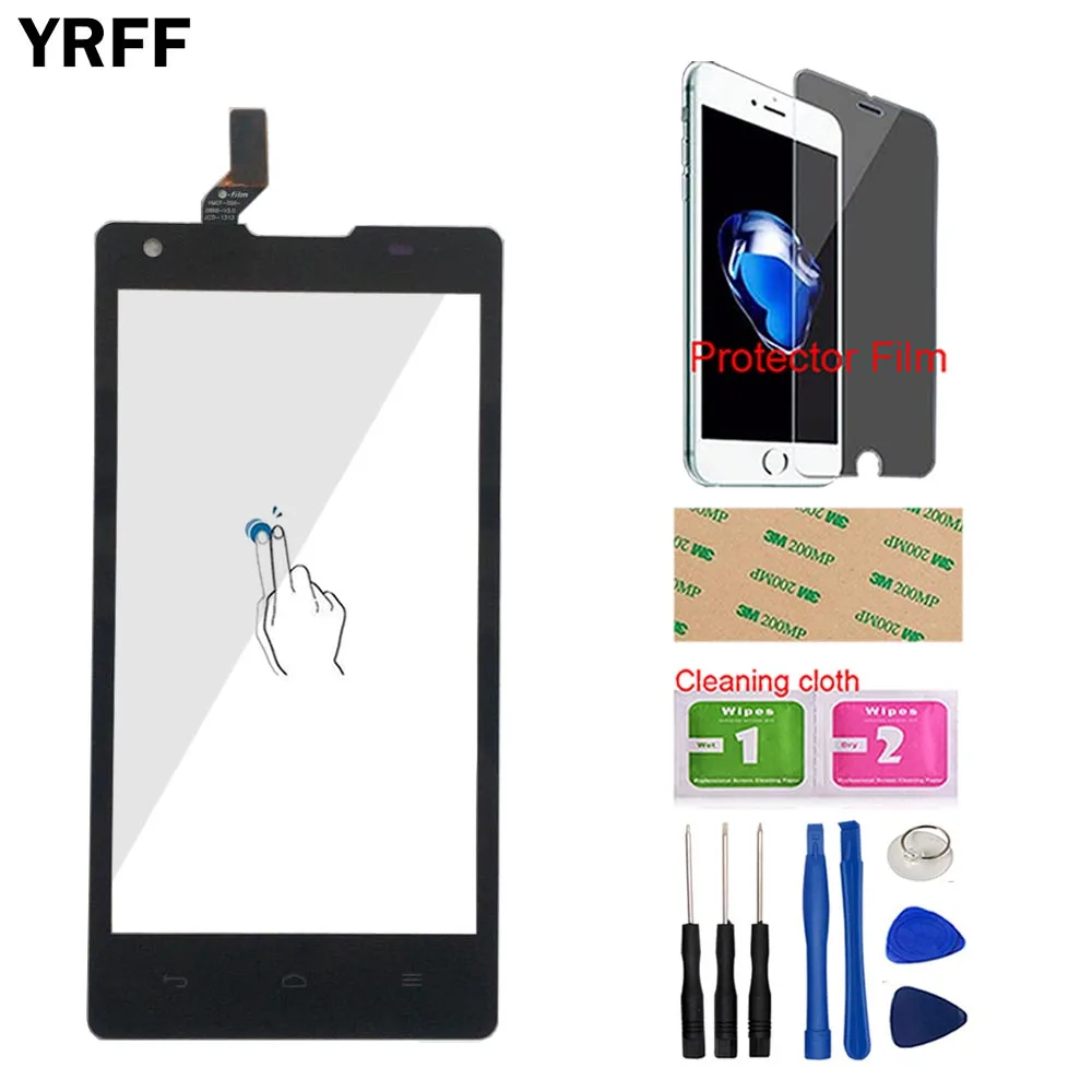 

Phone Touch Screen For Huawei Ascend G700 Huawei G700 Touchscreen Panel 5.0'' Glass Lens G700 Replace Parts Tools Protector Film