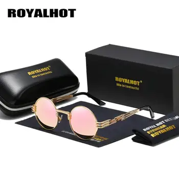 

RoyalHot Classic Sunglasses Sun Glasses Men Women Brand Designer Vintage Round Glasses Fashion Driving Goggle UV400
