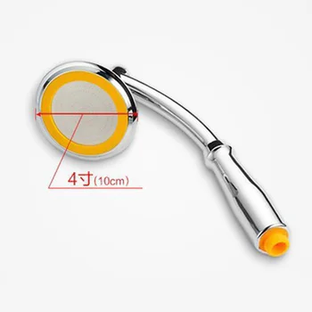 

Set ABS 360 Degrees High Pressure Rainfall Rain Top Shower Head Bathroom Adjustable Round Shower Head