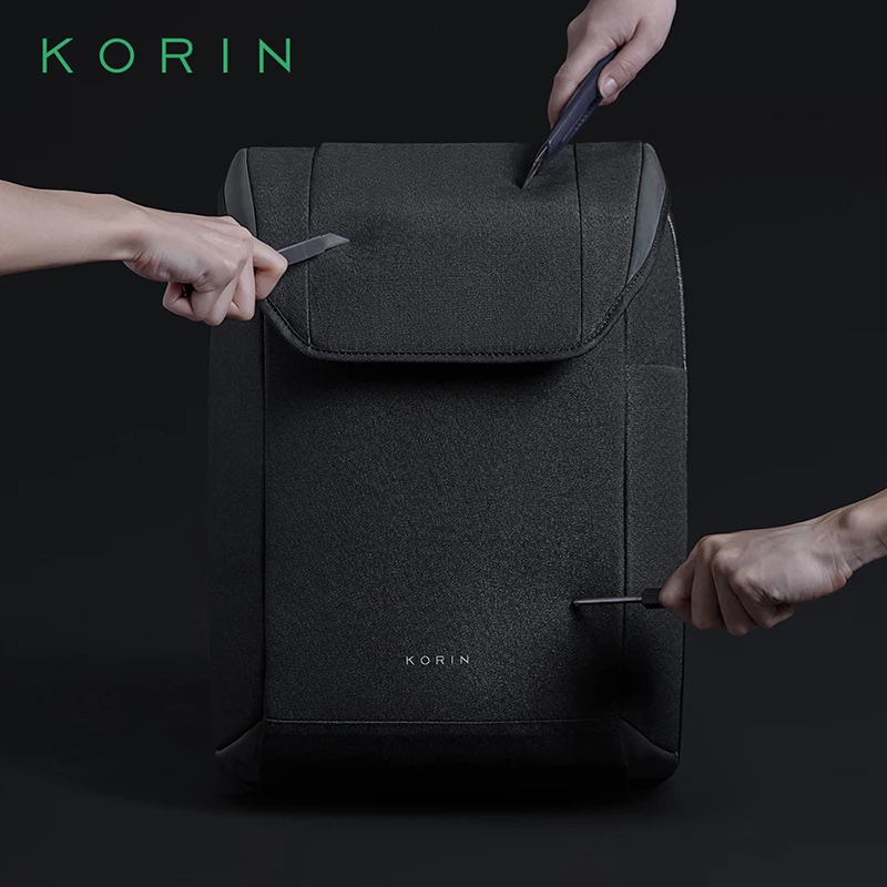 Korin Design ClickPack X Men Backpack Anti-thief /Waterproof /Cut-Proof/USB Charge Male Travel  15.6 inch Laptop Backpack 2023 4