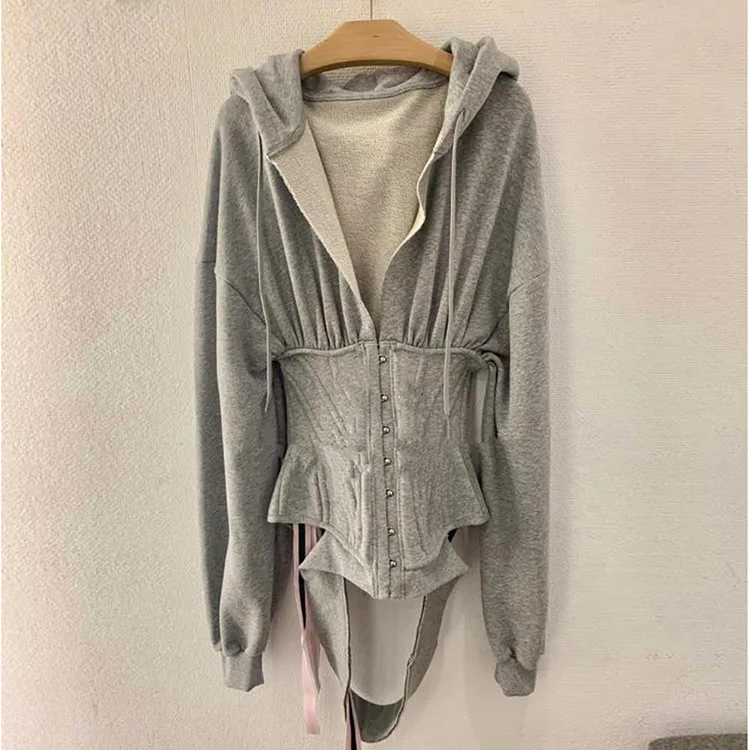 corset sweater hoodie