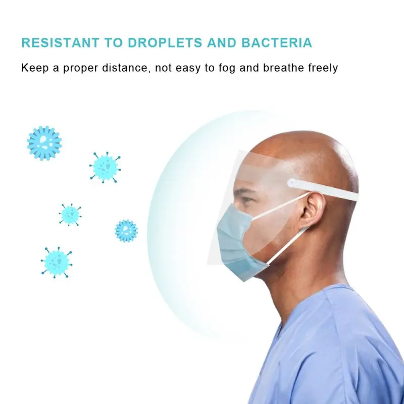 

Outdoor Dust Mask PVC Riding Windshield Sun Protection Outdoor Mask Protective Mask