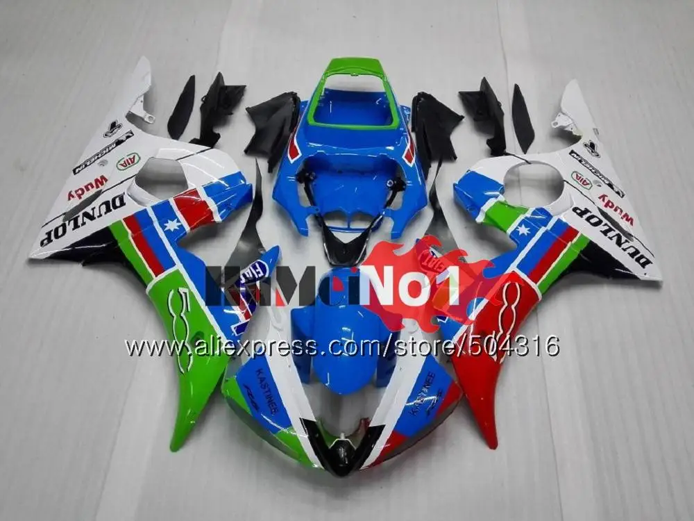 No. 22 Корпус для YAMAHA YZF600 YZF R6 600CC YZF 600 R 6 CC 5MC. 0 YZF-600 YZF-R6 2003 2004 2005 YZFR6 03 04 05 обтекатели комплект глянцевый черный - Цвет: No. 22