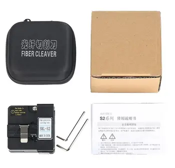 

High precision black SKL-S2 Fiber Fiber Optic Cleaver Cable Cutter Cleaver