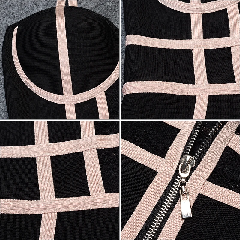 Сексуальное Бандажное платье женские вечерние Клубные элегантные облегающие