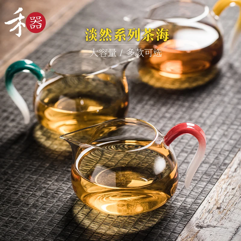 

Зерно Тайваня-это просто чашка кружек холодного чая серии sea и термостойкая стеклянная чашка разного размера