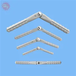 20 Pcs Plastic Needle Hinge Stick Pivot Pinned And Round Hinges Stitch Pin For RC Aircraft Model Accessories