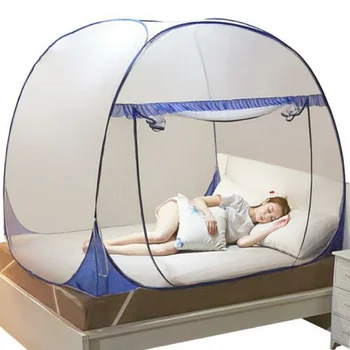

Ultralight Outdoor Anti-mosquito Pops-up Mesh Tent Home Indoor Outdoor Garden Mosquito Net Home Textile Anti Mosquito Tent TB