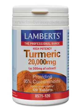 

CURCUMA 20000 MG (TURMERIC) 120 COMP LAMBERTS