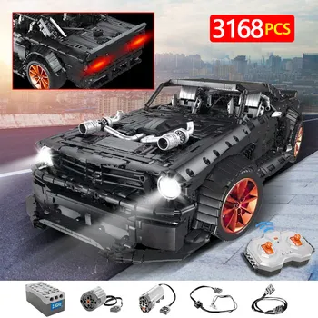 

3168pcs Technic remote control Building Block RC/non-RC Racing Car Led Light MOC RTR V2 Model Bricks Toys for boy