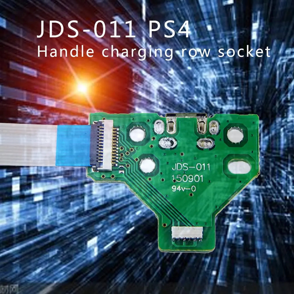 JDS-011 ручка зарядная розетка переключатель плата 12PIN кабель Модуль для ps4