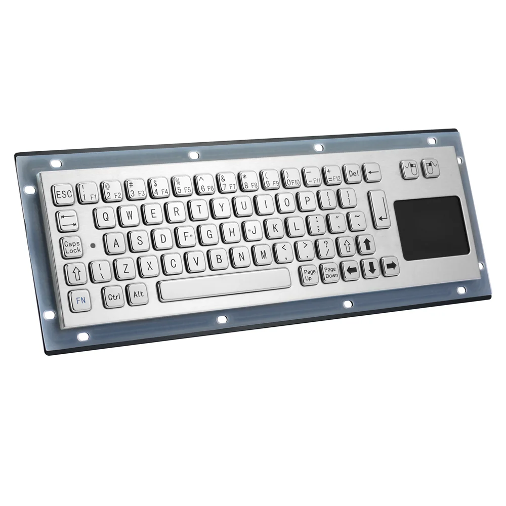 IP65StainlessSteelKioskWaterproofIndustrialMetalFrameKeyboard